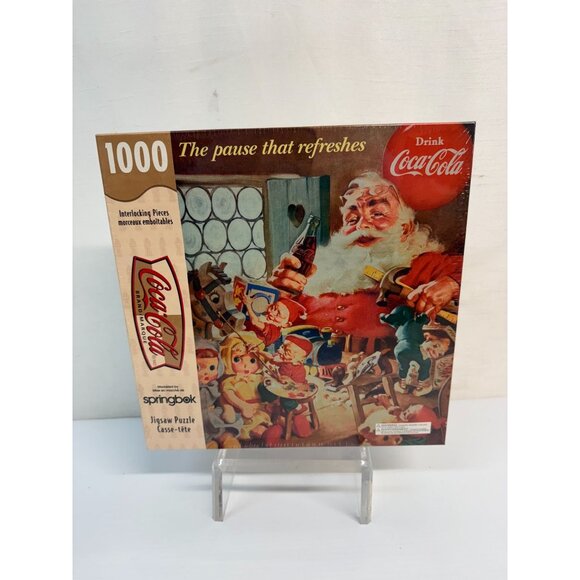 Coca Cola  Santa Jigsaw Puzzle 1000 Pieces- New Sealed - Picture 4 of 4